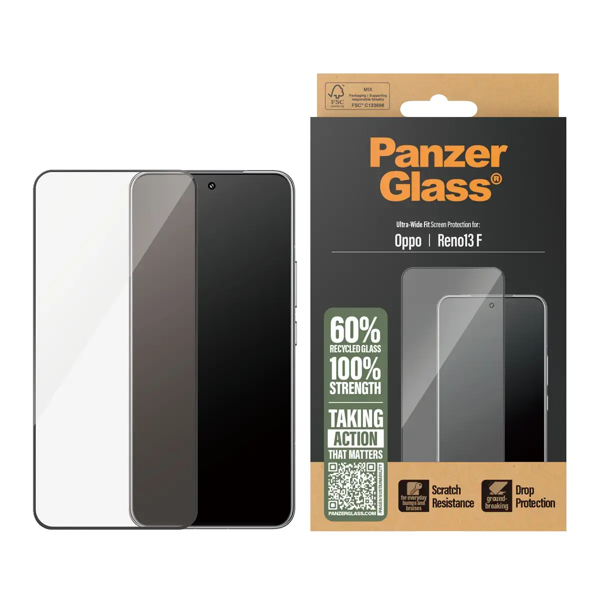 Защитное стекло PanzerGlass Oppo Reno13 F Photo 2