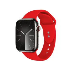 Pulksteņa siksniņa Crong CRG-44LQB-RED Apple Watch 42/44/45/49mm, silikona