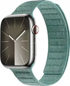 Magnetic Strap Crong Melange for Apple Watch 44/45/46/49 mm Turquoise Melange