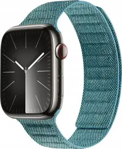 Магнитный ремешок Crong Melange для Apple Watch 38/40/41/42 мм, бирюзовый меланж