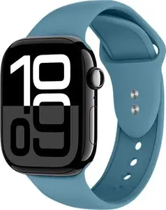 Ремешок Crong Liquid для Apple Watch 44/45/46/49 мм морская зелень