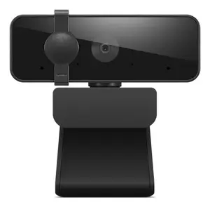 Lenovo Essential FHD Gen2 Webcam 1920 x 1080 pixels USB 2.0 Black with Built-in Microphone and Clip/Stand Mounting
