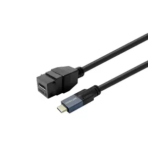 USB-C male to female cable VivoLink PROKEYUSBCFM2B 2m — extension cable, USB-C male to female