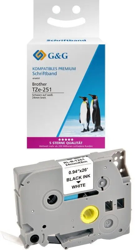 Etiķešu lente g g TZe-251 24