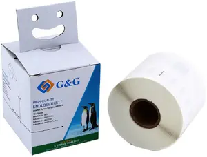 Label rolls g   g compatible with Dymo S0722430 99014, 54 mm x 101 mm, black on white