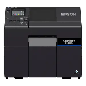 Epson ColorWorks D6000Ae etiķešu printeris Termotransfērs Krāsu 1200 x 1200 DPI 119 mm/sek Vadu Ethernet LAN