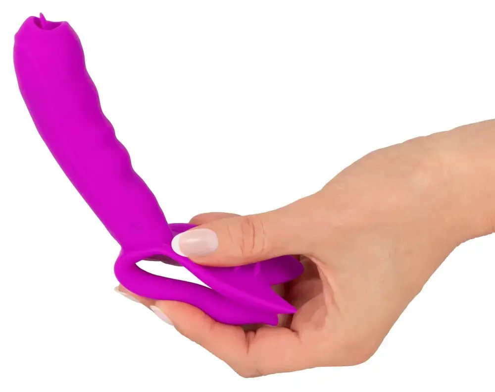 Вибратор Javida Silicone Pink — трусики-вибратор 11 см Photo 9