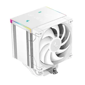 DeepCool AK500 Digital Pro WH procesora gaisa dzesētājs ar 12 cm ventilatoru hidrodinamisko gultni un baltu apdari