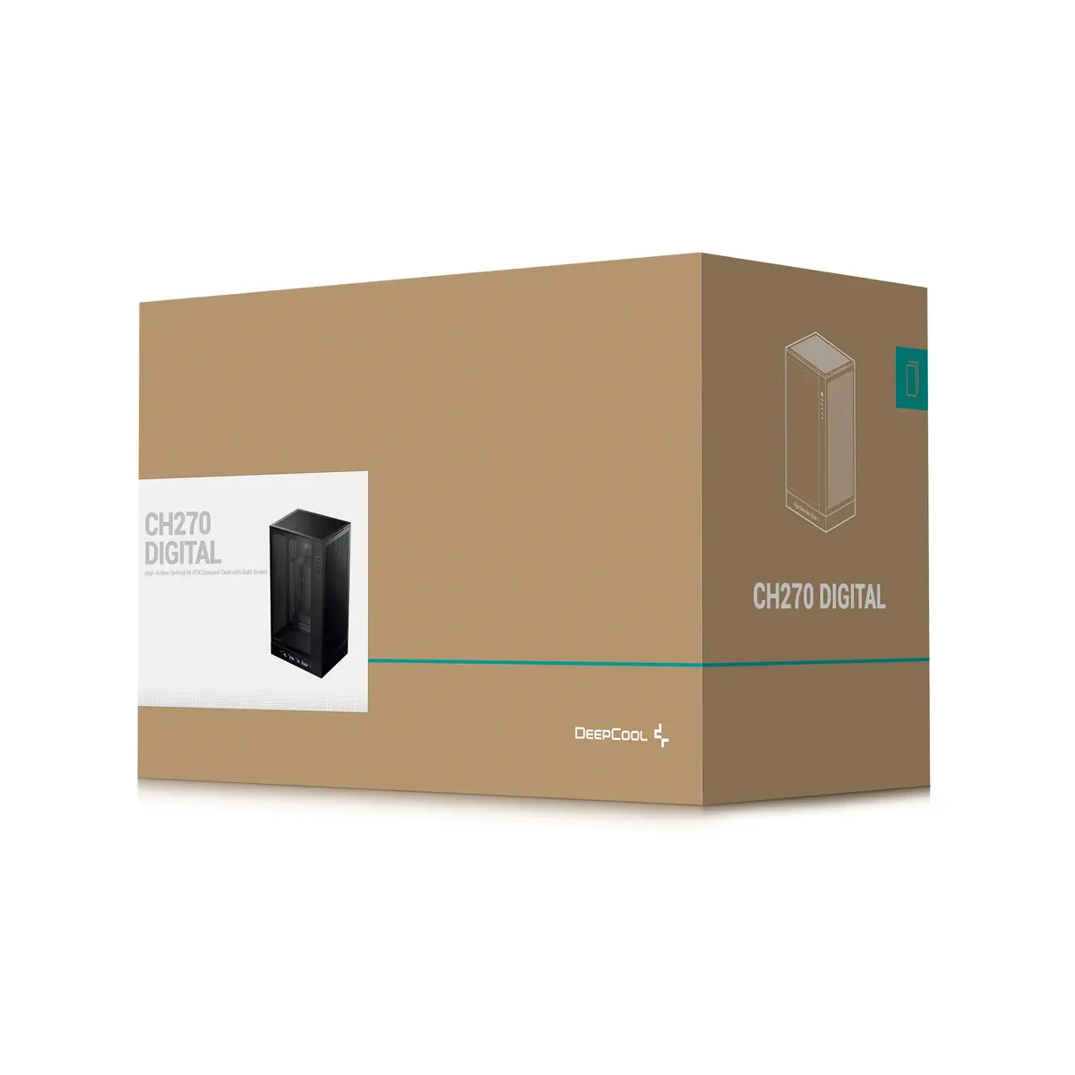 Корпус DeepCool CH270 Digital Mini Tower Photo 11