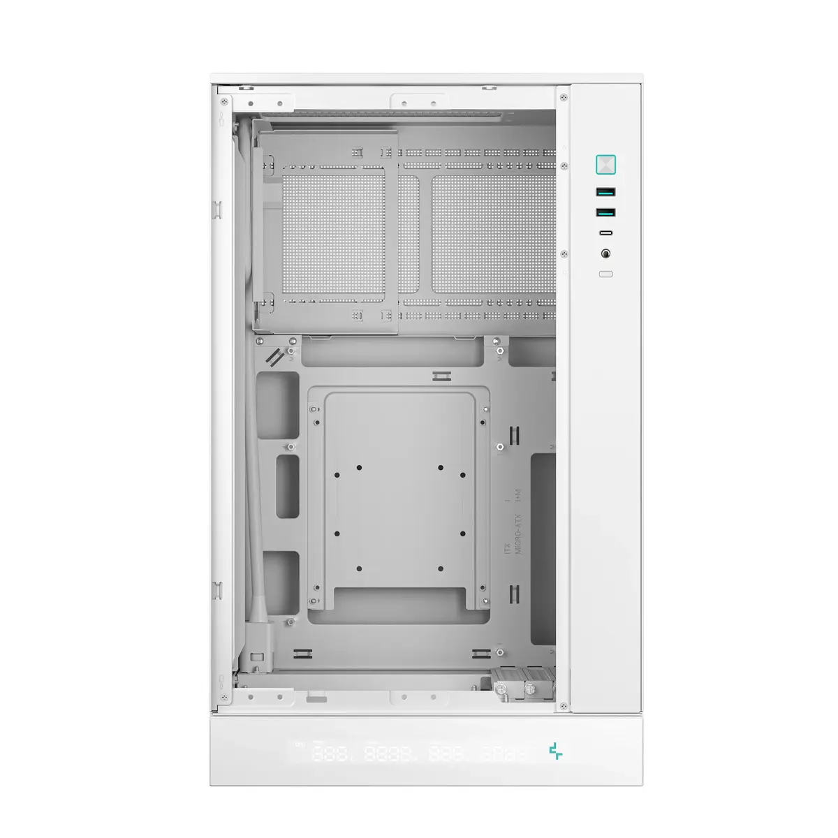 Корпус DeepCool CH270 Digital WH Mini Tower Photo 5