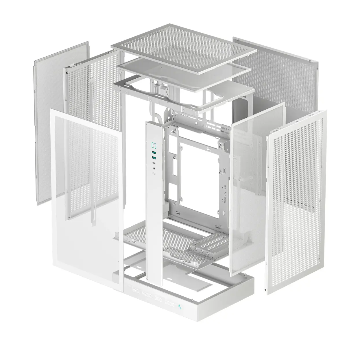 Корпус DeepCool CH270 Digital WH Mini Tower Photo 10