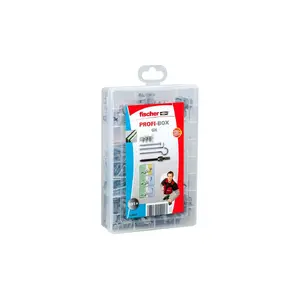 Skrūvju un sienas dībeļu komplekts Fischer 518528 50 gab Nylons Gipsa kartons