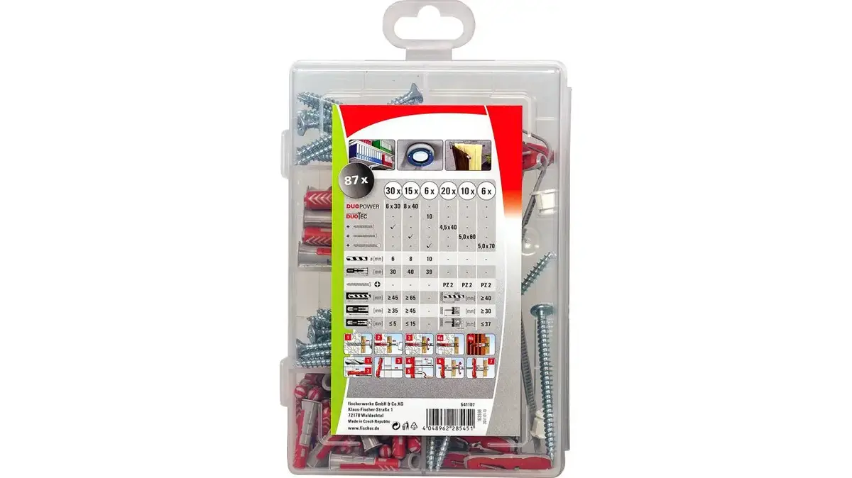 Комплект винтов и дюбелей Fischer 541107 Photo 2