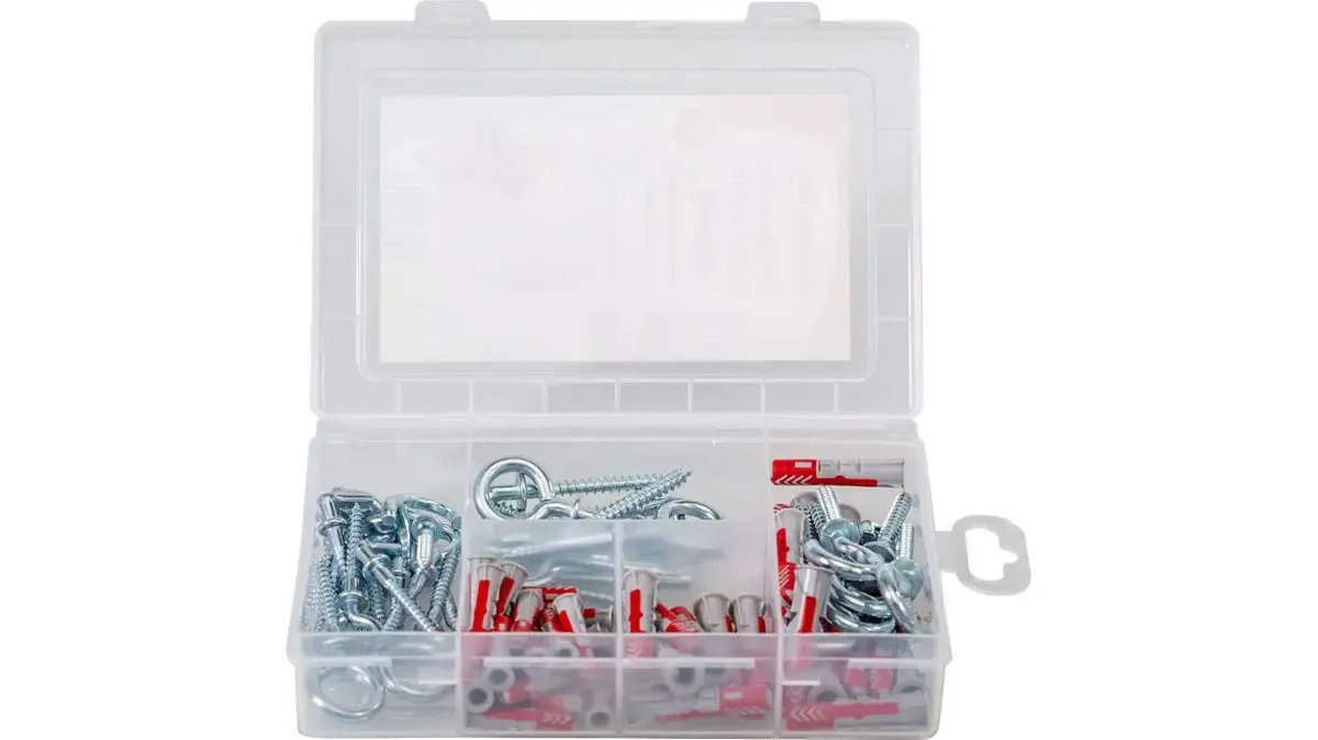 Комплект винтовых крючков и дюбелей Fischer 544399 Photo 3