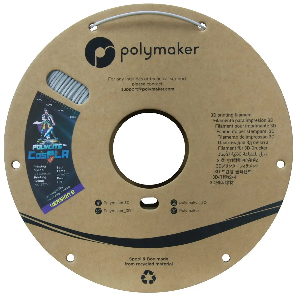3D drukāšanas materiāls Polymaker PA07045 Photo 5
