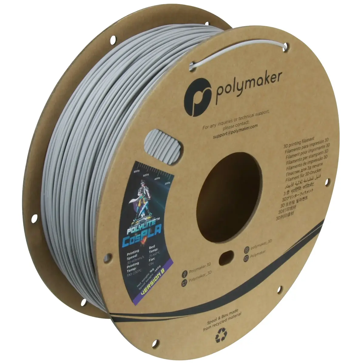 3D drukāšanas materiāls Polymaker PA07045 Photo 6