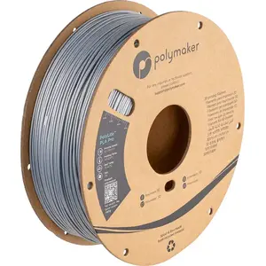 3D printing material Polymaker PA07007 Metallic silver PLA 1 kg 1.75 mm