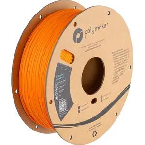 3D printing material Polylactic acid PLA Orange 1 kg Polymaker PA07010