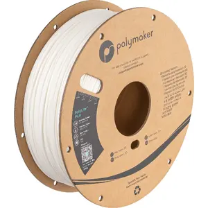 3D drukas materiāls Polilaktīskā skābe PLA Balts 3 kg Polymaker PA02036
