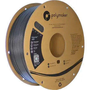 ABS 3D Printing Material Polymaker PE01028 Dark Grey 1 kg 1.75 mm