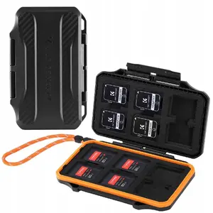 Hard Case Card Storage Box K&F SB9691 — Holds 24x SD/SDXC/SDHC and CF/CFexpress Type A cards, model KF31.109