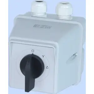Rotary changeover switch Elektromet ŁK 63-23 3P 63A star-delta in enclosure IP44