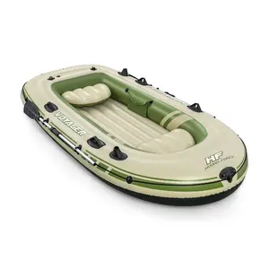 Piepūšamā laiva Bestway Hydro-Force Voyager X3, 2.94 m, platums 1.37 m, airi 1.45 m, zaļa/pelēka