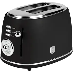 Toaster berlinger haus BH-9642 matte black — 2-slice electric toaster