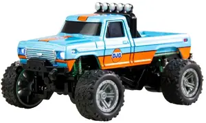 Radio-controlled Amewi Monster Truck DieCast 1:64 RTR, blue/orange