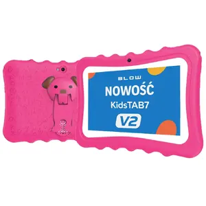 Tablet BLOW KidsTAB7 V2 7" IPS HD Android 14, Allwinner A133 1.5GHz, 4GB RAM, 32GB, Pink
