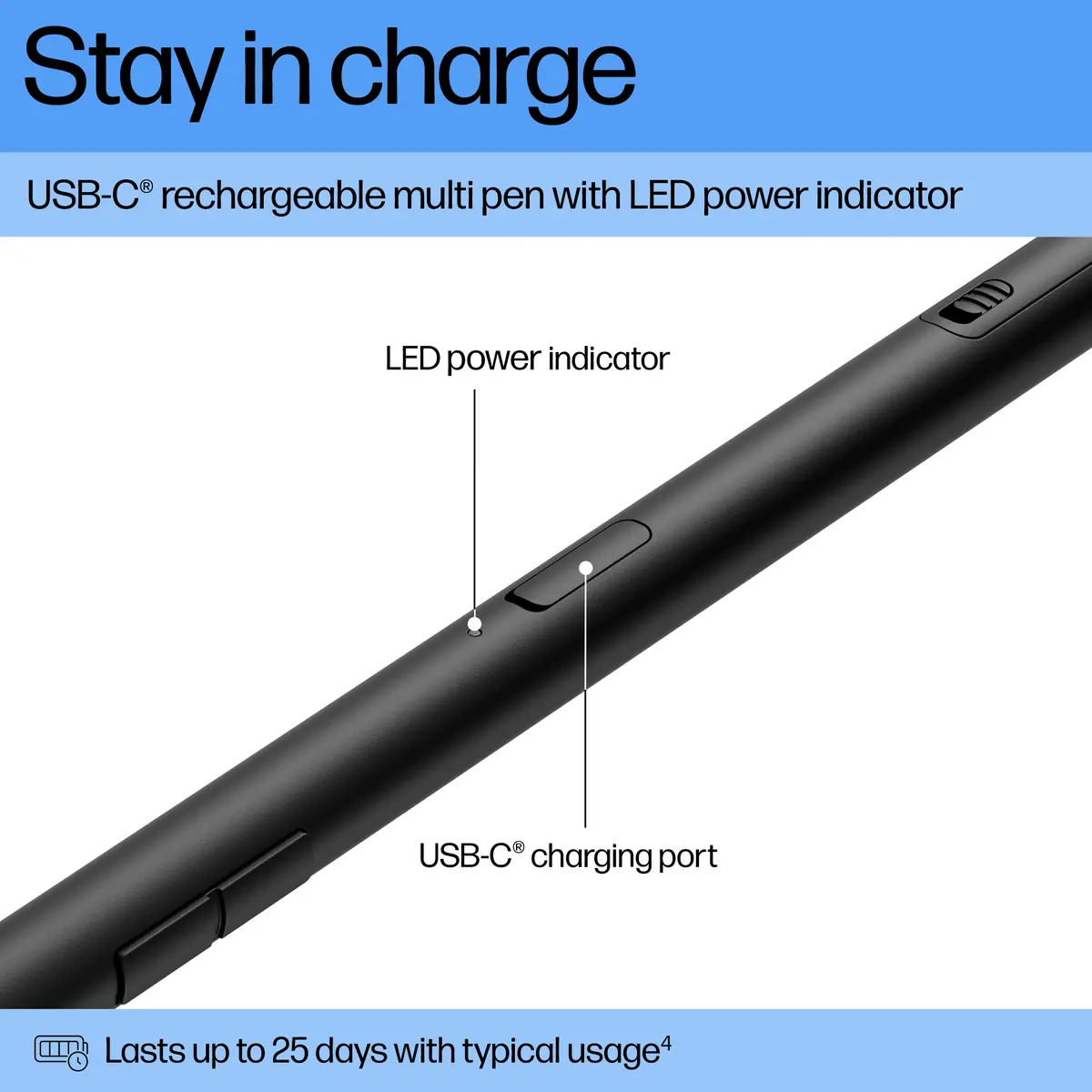 HP 705 Rechargeable Multi Pen Photo 6