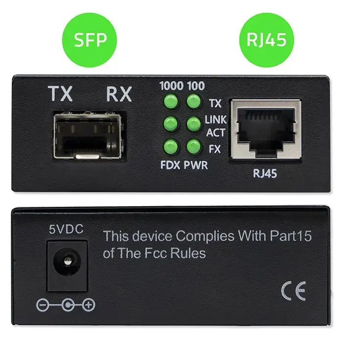 Ethernet medijkonvertors QOLTEC 52295 Photo 3