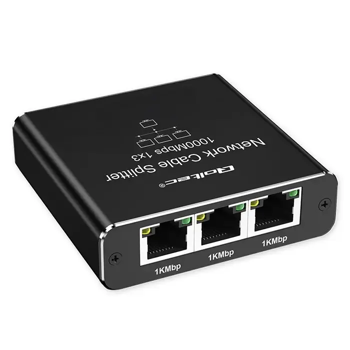 Ethernet splitter QOLTEC 52294 1x3 RJ45 Photo 6