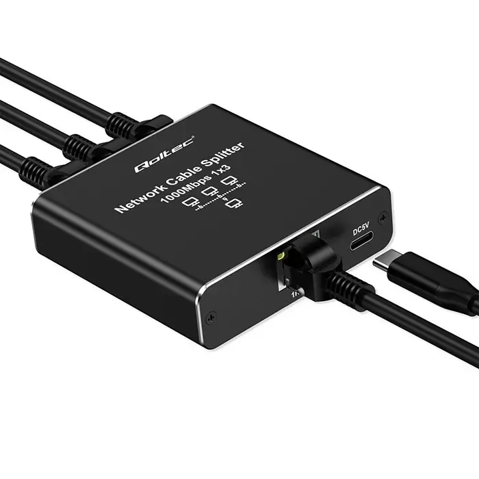 Ethernet splitter QOLTEC 52294 1x3 RJ45 Photo 10