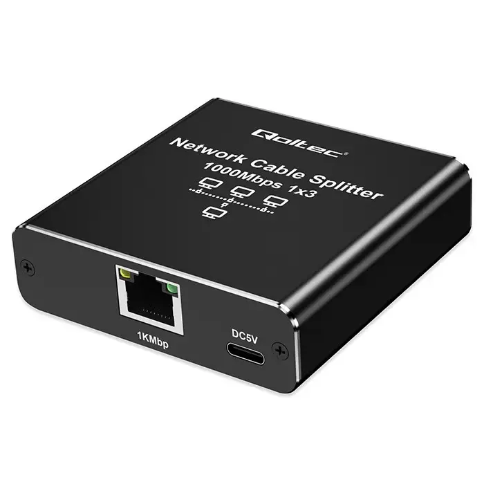 Ethernet splitter QOLTEC 52294 1x3 RJ45 Photo 13