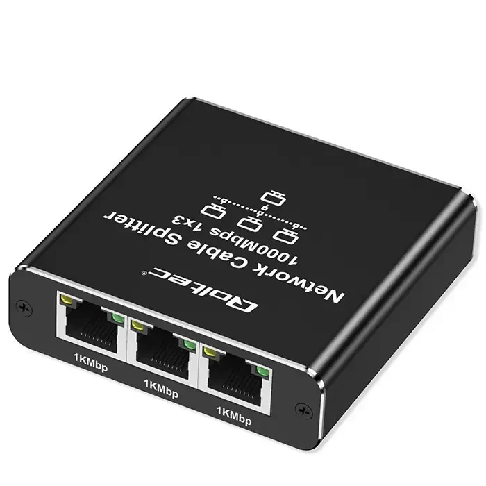 Ethernet splitter QOLTEC 52294 1x3 RJ45 Photo 14
