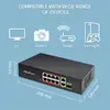 Ethernet Switch QOLTEC 52297 PoE RJ45 SFP Photo 2