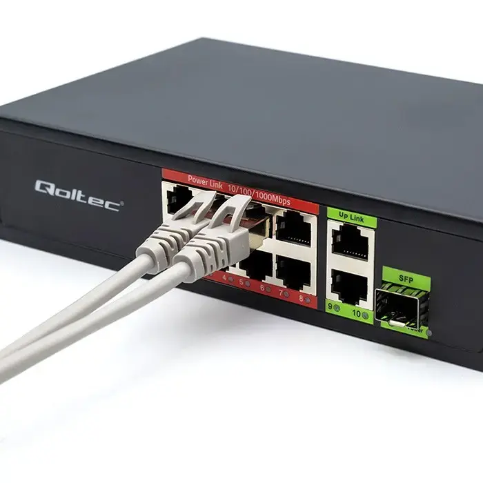 Ethernet Switch QOLTEC 52297 PoE RJ45 SFP Photo 4