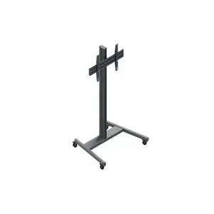 Mobile TV trolley EDBAK TRE100 for 42–75" screens, max load 70 kg, black