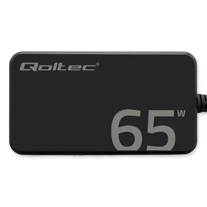 QOLTEC 65W GaN Super Fast SLIM USB-C lādētājs Photo 8
