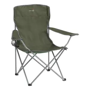 Outwell Easy Camp Spruce Arm Chair Olivine kampinga krēsls, 4 kājas, maksimālā slodze 110 kg