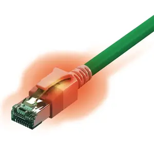 Networking cable Sacon 442625,05 RJ-45 Cat6a 0.5 m Green