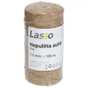 Virve Lasso 1,5 mm x 100 m — pinuma universāla aukla vispārīgai lietošanai