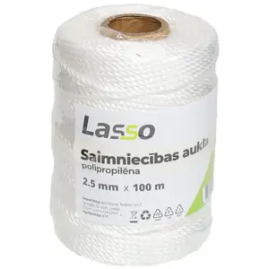 Virve Lasso polipropilēna 2,5 mm × 100 m — 9140635
