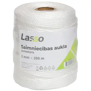 Virve Lasso poliestera 2 mm × 200 m, modelis 9140642