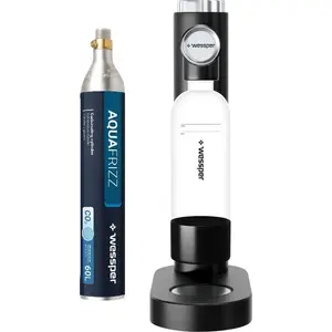 Soda maker wessper S1 Black — home carbonation device, compact countertop model