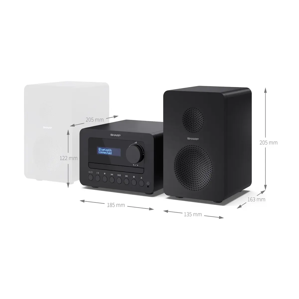 Micro System Sharp XL-B514(BK) Bluetooth AUX Photo 13