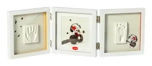 Tiny Love Double Frame White Baby Handprint and Footprint Kit