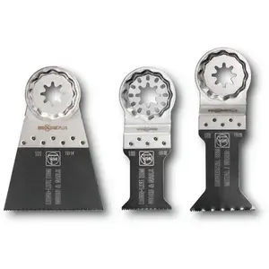 Jigsaw Blade FEIN 35222952030 3 pcs Universal Black Stainless Steel