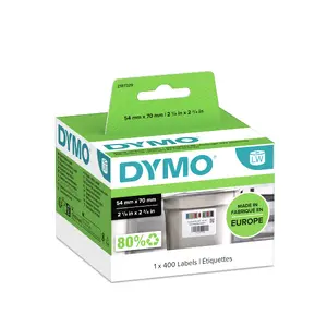 DYMO LabelWriter Stock Rotation Labels FSC 70 x 54mm 400 labels